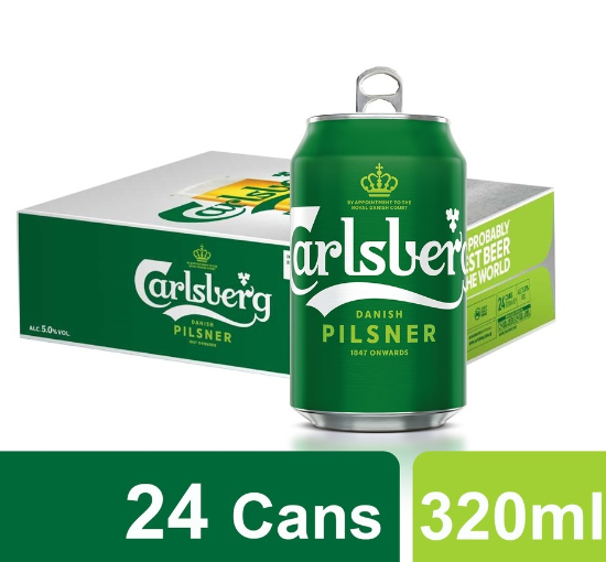 Picture of CARLSBERG BEER Silver Cap Can 0149 320ml