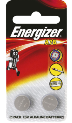 Picture of ENERGIZER A76 2PACK 1.5V