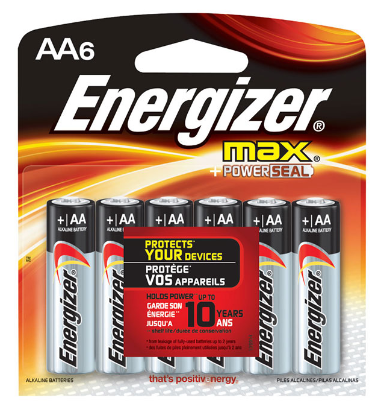 Picture of Energizer Max E91 Double AA BP 6s