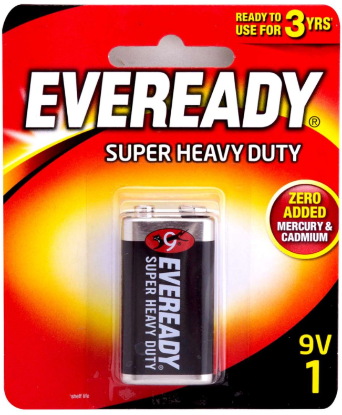 Picture of EVEREADY 9V BLACK -SQUARE