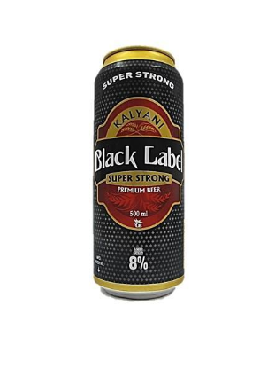 Picture of Kalyani Black Label Super Strong Beer Can 500ml