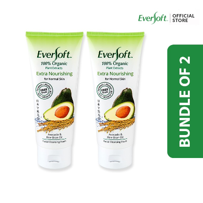 Picture of Eversoft Extra Nourishing Avocado Rice Bran 2X130G+50G