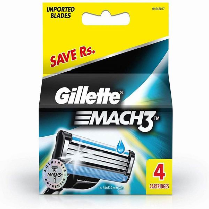 Picture of Gillette Mach 3 Refil Cartridges T4 4S