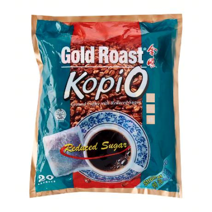 Picture of Gold Roast Kopi O Ground Coffee With Reduced Sugar 17G X 20