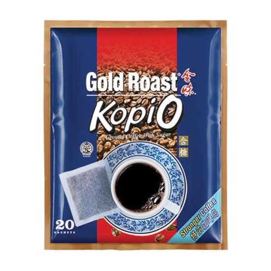 Picture of Gold Roast Kopi O Ground Coffee With Sugar 19G X 20