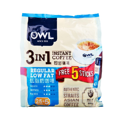 Picture of Owl 3 In 1 Regular Low Fat 25Sticks+5
