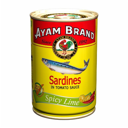 Picture of Ayam Brand Sardines In Tomato Sauce Spicy Lime 425G