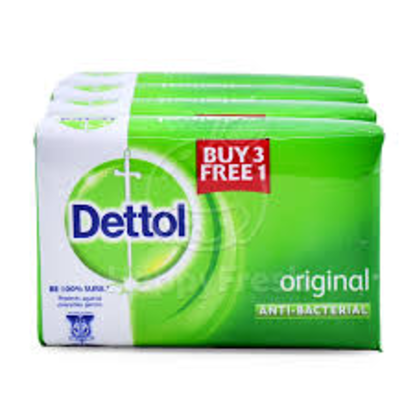 Picture of Dettol Original Bar Soap Anti-Bacterial 105G 4S