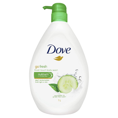 Picture of Dove Body Wash Sensitive (Light Green) 1L