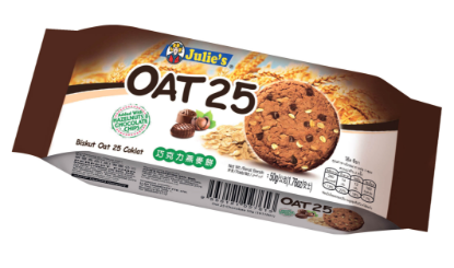 Picture of Julie'S Oat 25 Hazelnut & Choco Chips 200G
