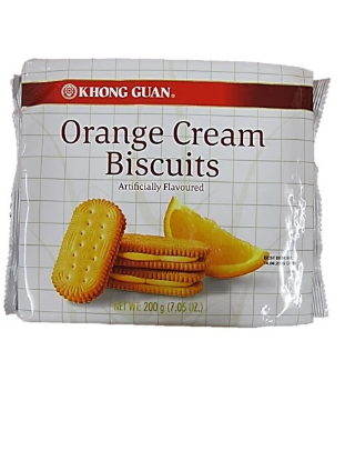 Picture of Khong Guan Orange Cream Biscuits 200G