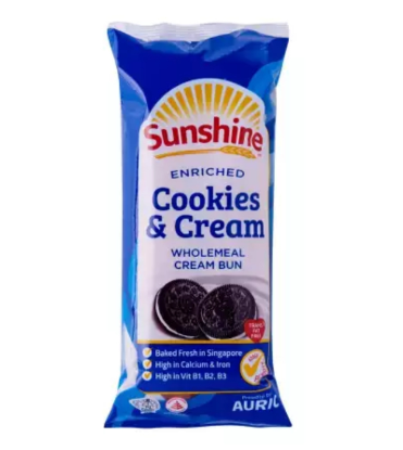 Picture of Sunshine Cream Bun Cookies & Cream 65G