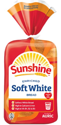 Picture of Sunshine Enriched Soft White Bread 550G