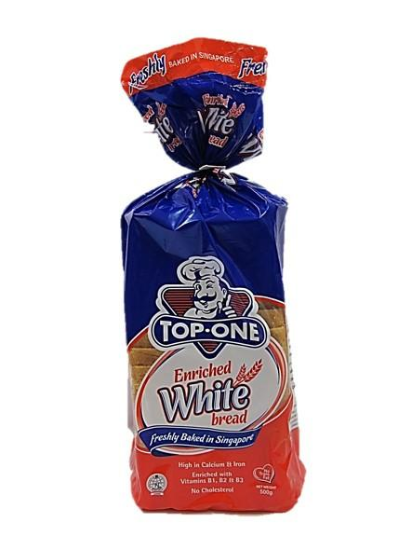 Picture of Top One Enriched White Bread 500G