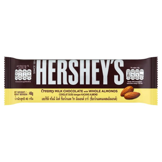 Picture of Hershey'S Creamy Chocolate W/ Almond 40G