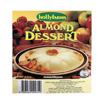 Picture of Hollyfarms Almond Dessert 120G