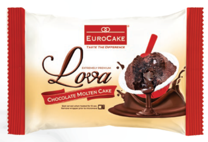 Picture of Eurocake Lova Chocolate Molten Luva Cake 70g