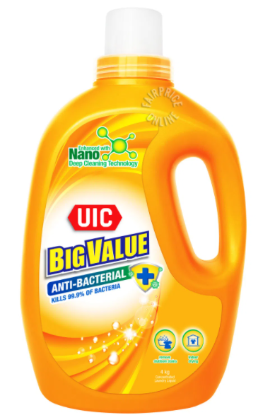 Picture of Uic Refil Liq Laundry Detergent Anti Bacterial (Orange) 1.6Kg