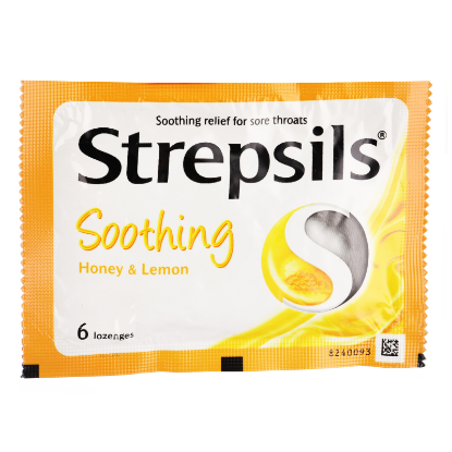 Picture of Strepsils Pouch Honey & Lemon 6S