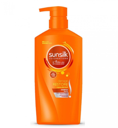Picture of Sunsilk Shampoo Damage Restore (Orange) 650Ml