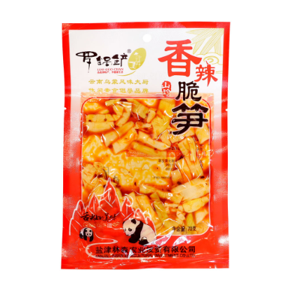 Picture of Luo Guo Chan Spicy Bamboo Shoots 70G