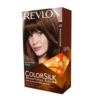 Picture of Revlon Colorsilk #43 Med Golden Brown 130Ml