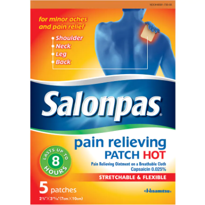 Picture of Salonpas Pain Relief Patch Hot 5S