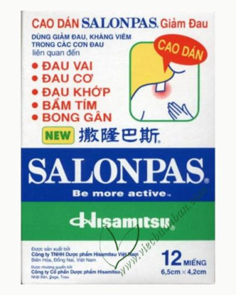 Picture of Salonpas Patch T4 12S