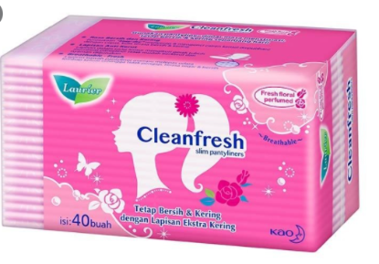 Picture of Laurier Cleanfresh Slim Pantyliners Fresh Floral Perfumed 40S