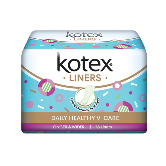 Picture of Kotex Fresh Liners Longer Wider Green Tea Scent 17.5Cm 32S