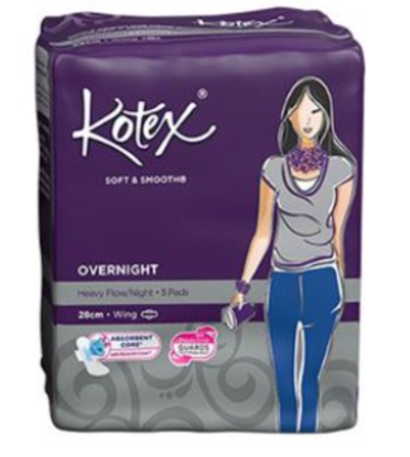 Picture of Kotex Soft Smooth Overnight Heavy Flow 32Cm 9S