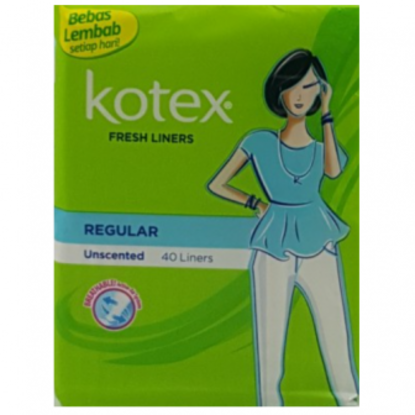 Picture of Kotex Fresh Liners Regular Unscented 15Cm 40S