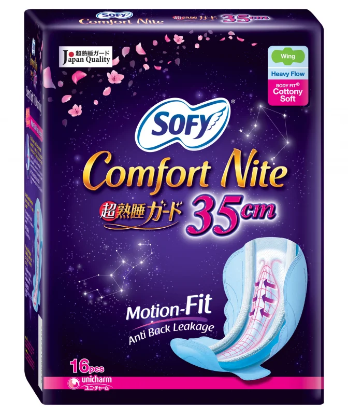 Picture of Sofy Comfort Nite Bodyfit Cottony Soft 35Cm 16S