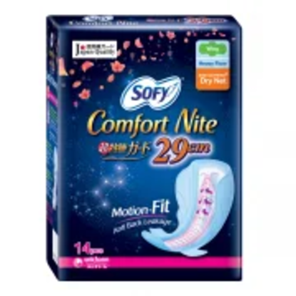 Picture of Sofy Comfort Nite Side Gathers Dry Net 29Cm 14S