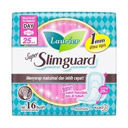 Picture of Laurier Super Slimguard Normal Heavy Day Wing 25Cm 16S