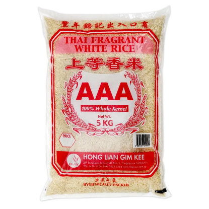 Picture of Aaa Thai Fragrant White Rice Red 5Kg