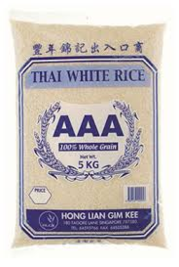 Picture of Aaa Thai White Rice Blue 5Kg