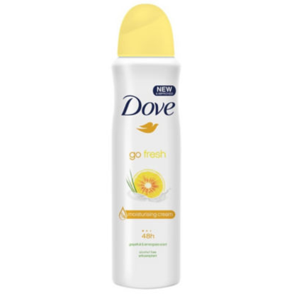 Picture of Dove Spray Grapefruit Lemongrass (Yellow) 150Ml