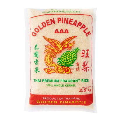 Picture of Golden Pineapple G.P Fragrant Rice 5Kg