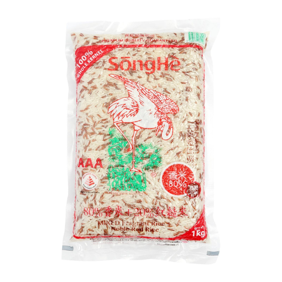 Picture of Songhe Red Cargo Rice 1Kg