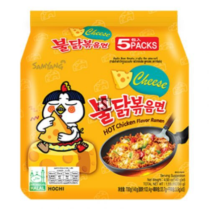 Picture of Samyang Hot Chicken Cheese Flavour Ramen 140G 5S