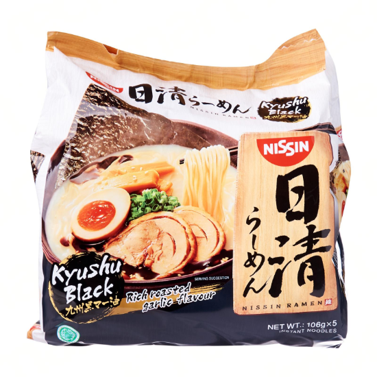 Picture of Nissin Japanese Ramen Kyusu Black 5X115G