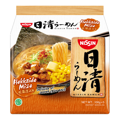 Picture of Nissin Japanese Ramen Hokkaido Miso 116G 5S