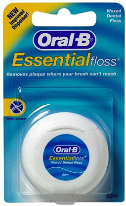 Picture of Oral B Essential Floss Unwaxed 50M