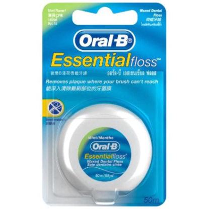 Picture of Oral B Essential Floss Waxed Mint 50M
